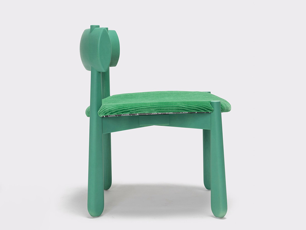 Mobel 6000: exclusividad con la silla lounge Mibu, mobiliario de madera de fresno para salones de diseño