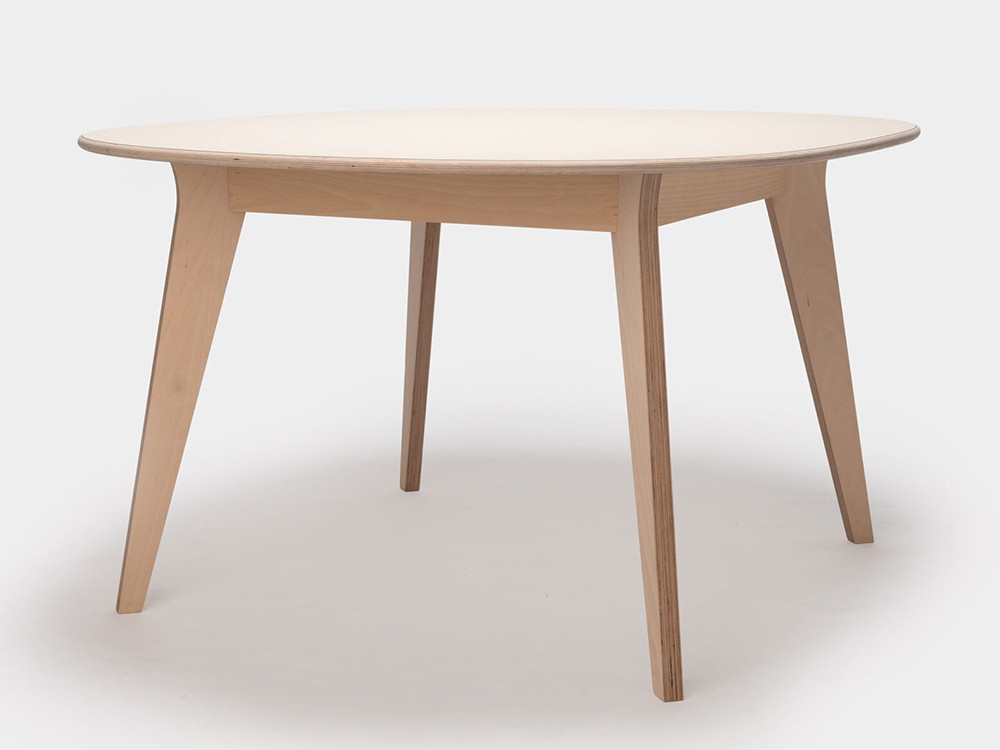 Mesa ovalada Mikado laminado o Fenix