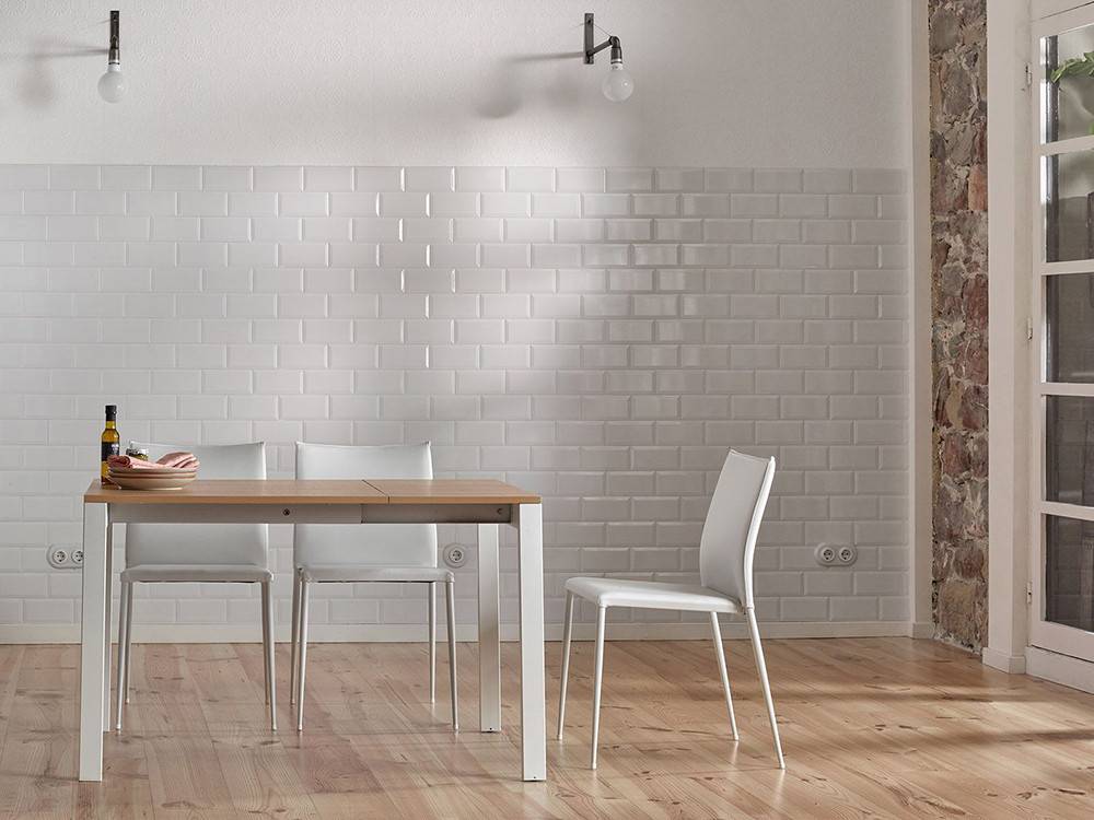 Mesa de comedor extensible Punto Roble