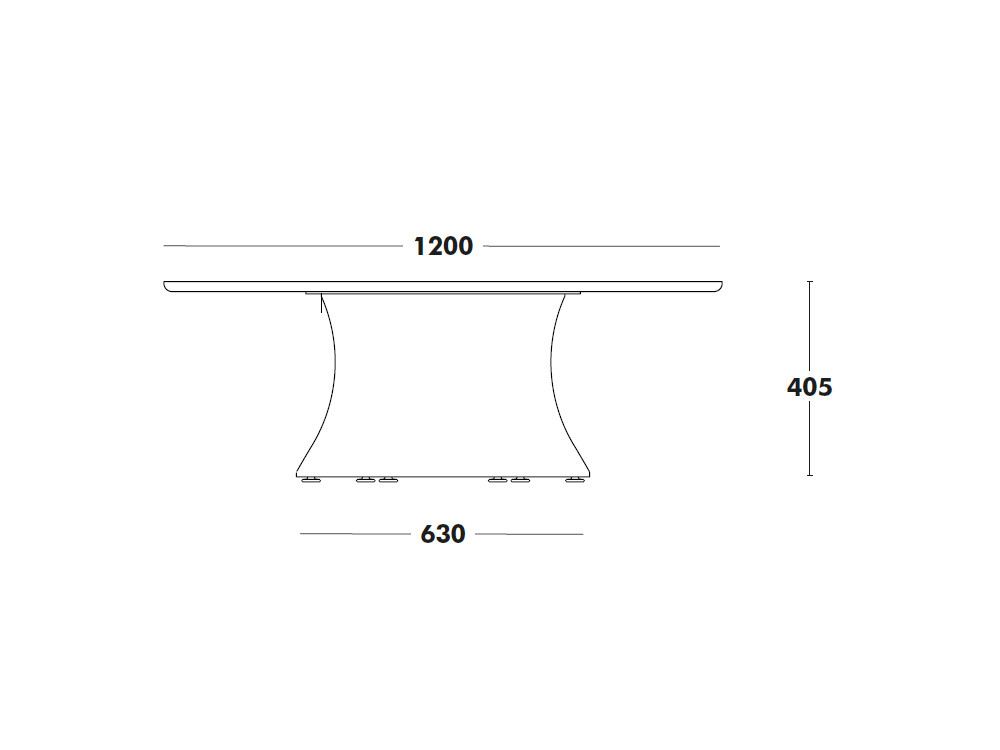Mesa de centro redonda Sako XL