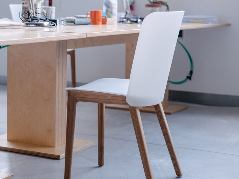 Silla Supra Wood Polipropileno