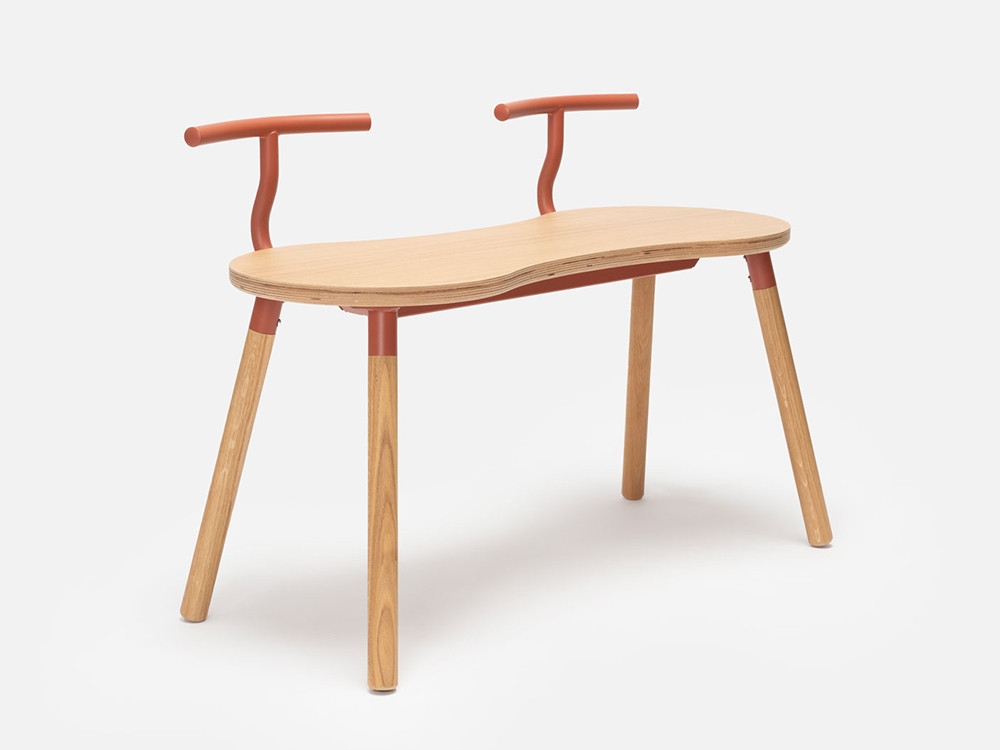 Bancos de roble: modelo Tam de Ondarreta, calidez natural y estructura de madera de alta gama para tu salón