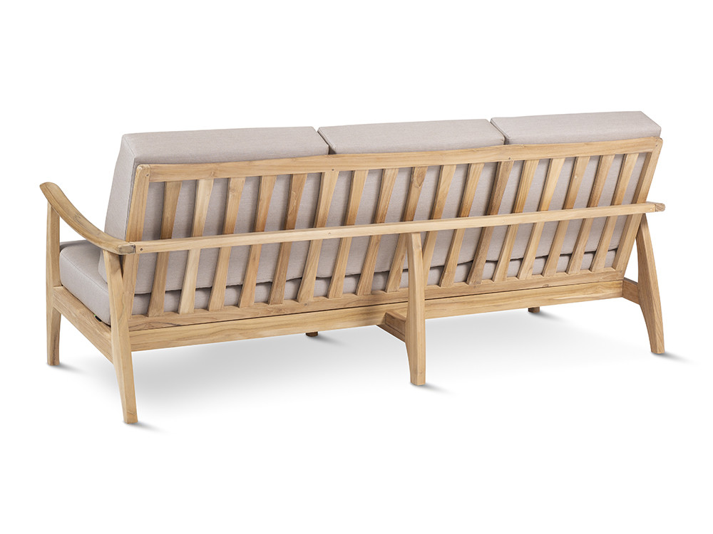 Sofás de madera Eco: la exclusividad de Arkimueble en teca para jardines de diseño