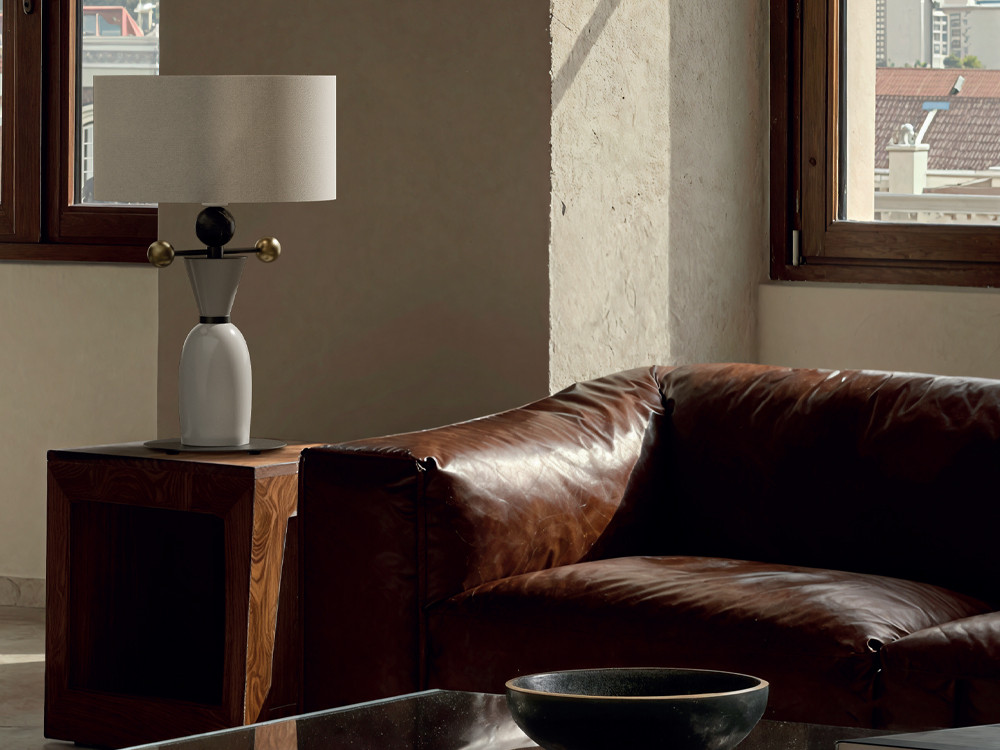 Pie de lámpara de sobremesa Nuro