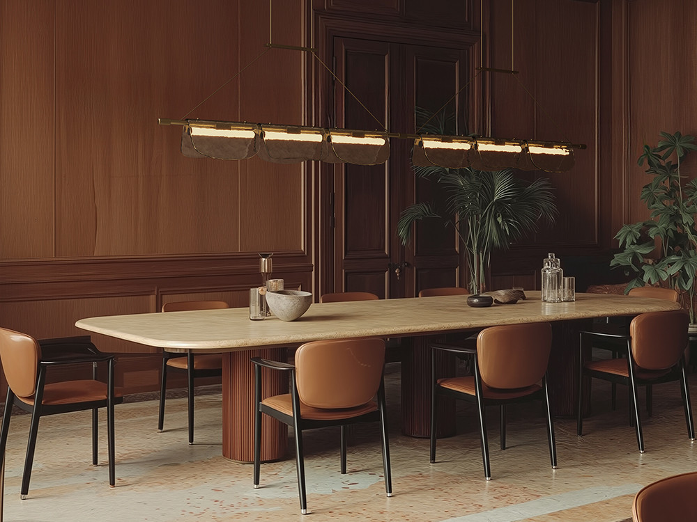 Mobel 6000: lámpara de techo Lida de Aromas, diseño contemporáneo en metal y cristal de alta calidad