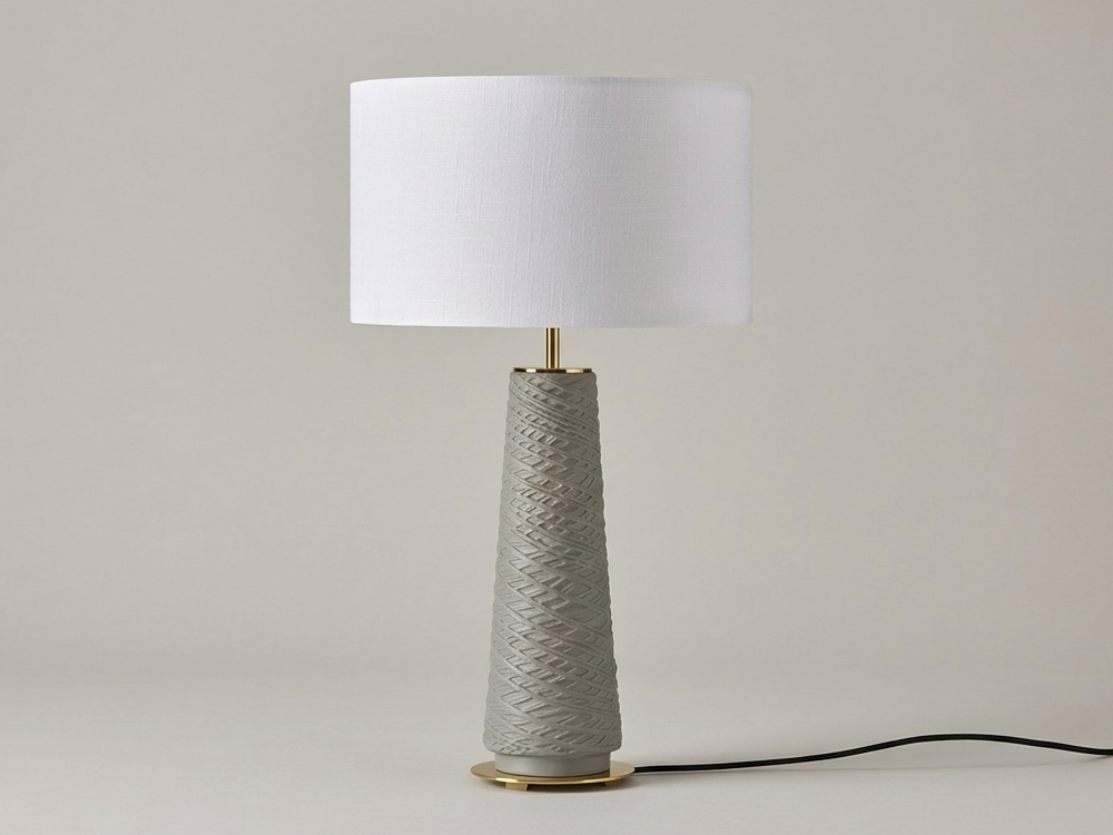 Lámpara moderna Fill de Aromas del Campo: combinación de metal y cerámica técnica