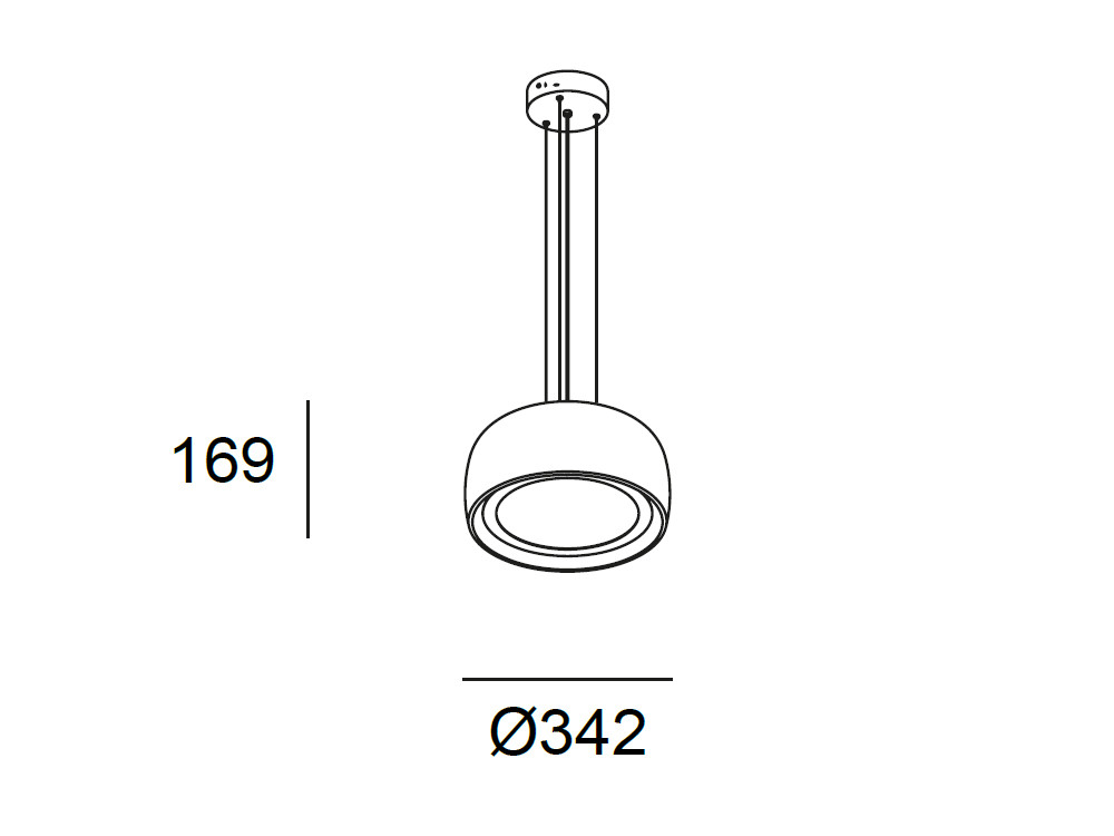 Lámpara de techo Gong: diseño arquitectónico de Leds C4 con pantalla en terracota para ambientes modernos