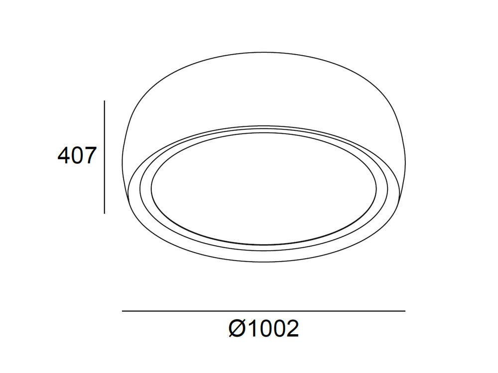 Lámpara de techo Gong: elegancia de Leds C4 en tejido premium para salón o dormitorio