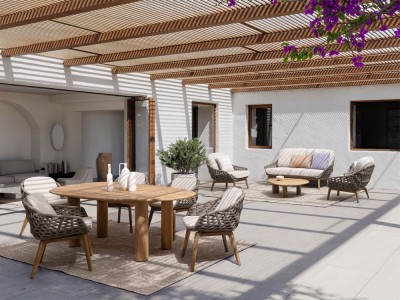 Silla de comedor exterior Tamires Bizzotto