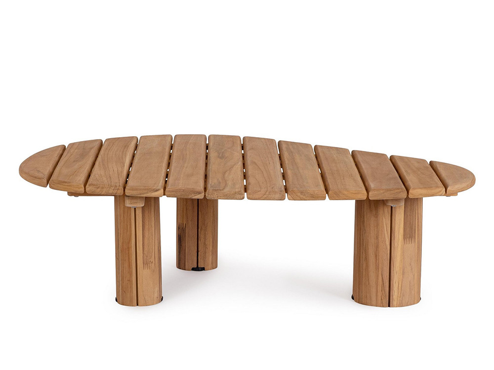 Mesa de jardín madera Tamires: la elegancia artesanal de Bizzotto para exteriores exclusivos