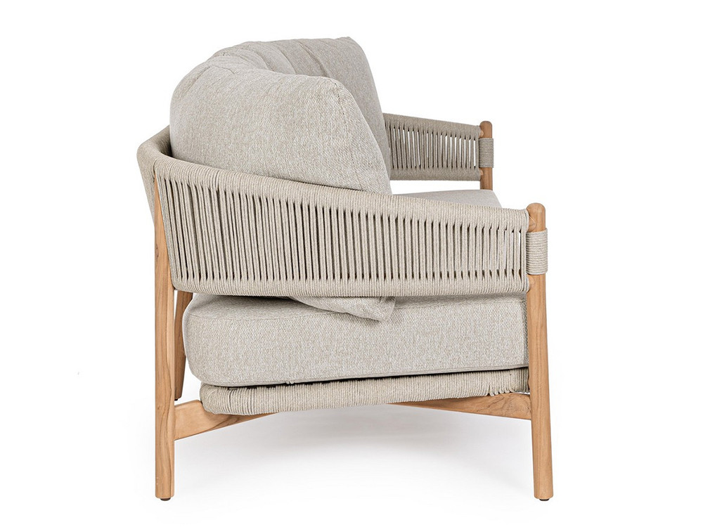 Sofá de jardín madera Garita: la calidad de Bizzotto en teca SVLK certificada