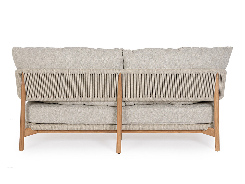 Sofá para exterior Garita de Bizzotto: confort premium con tapizado Olefin de alta resistencia