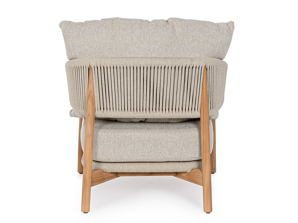 Sillón exterior madera Garita: calidad artesanal de Bizzotto con certificación de origen SVLK