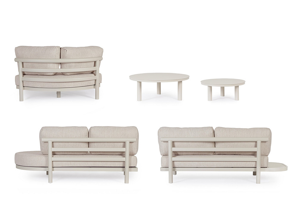 Sofa esquinero exterior Hércules: la propuesta más moderna de Bizzotto para salones de jardín