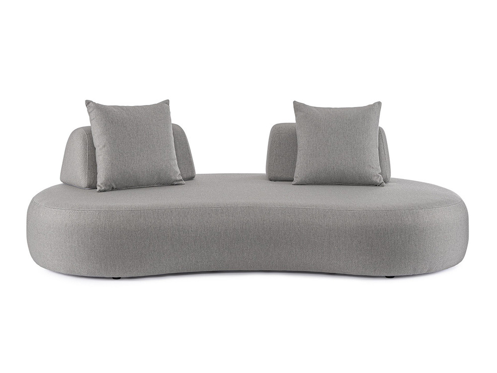 Sofá exterior cómodo Cooper: diseño fluido de Bizzotto disponible en 2 acabados