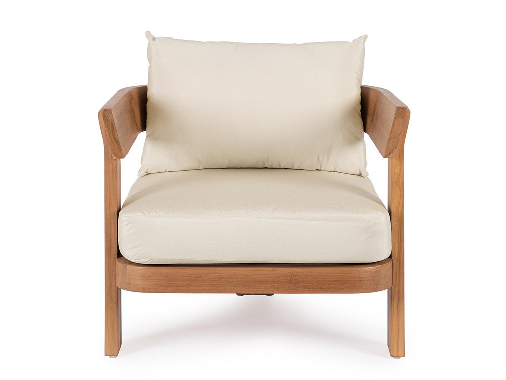 Sillones de exterior modernos modelo Evora en teca maciza SVLK, el complemento ideal para tu terraza en Mobel 6000.