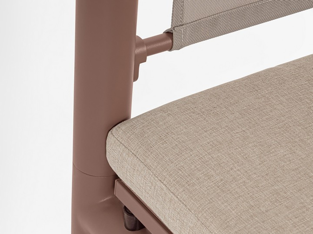 Mobiliario de terraza: daybed Konnor de aluminio con camas reclinables en dos sentidos Mobel 6000