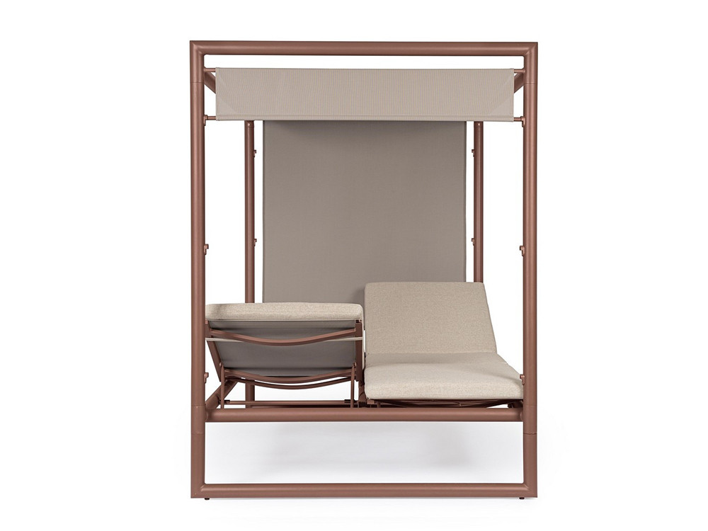 Muebles de exterior de diseño: daybed Konnor reclinable en dos sentidos para tu terraza