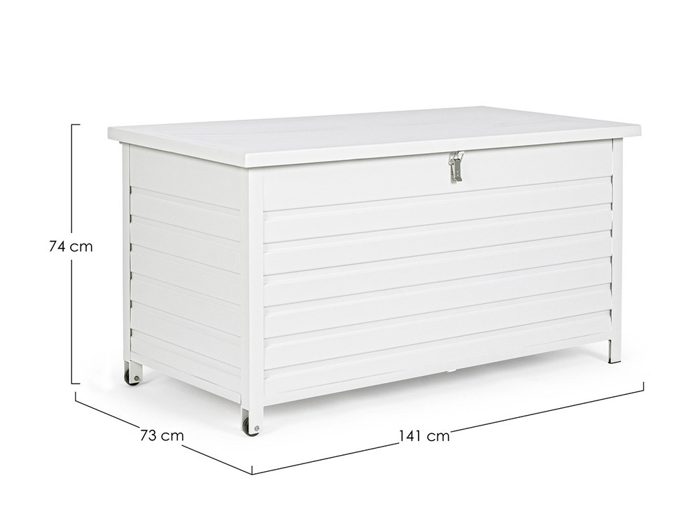 Mueble auxiliar de exterior: baúl de aluminio Atlantic, elegancia y orden en Mobel 6000