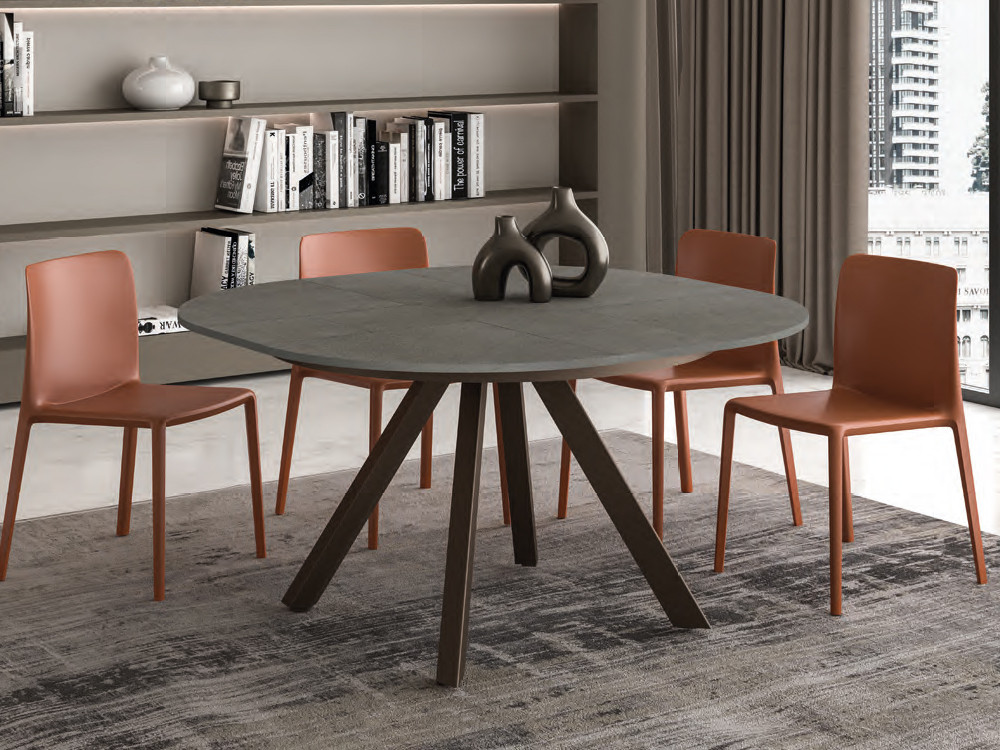 Mesa redonda extensible Pétalo