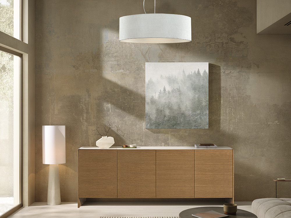 Mobel 6000: aparador salón bajo Ecos de Didomobili, diseño español de precisión con puertas