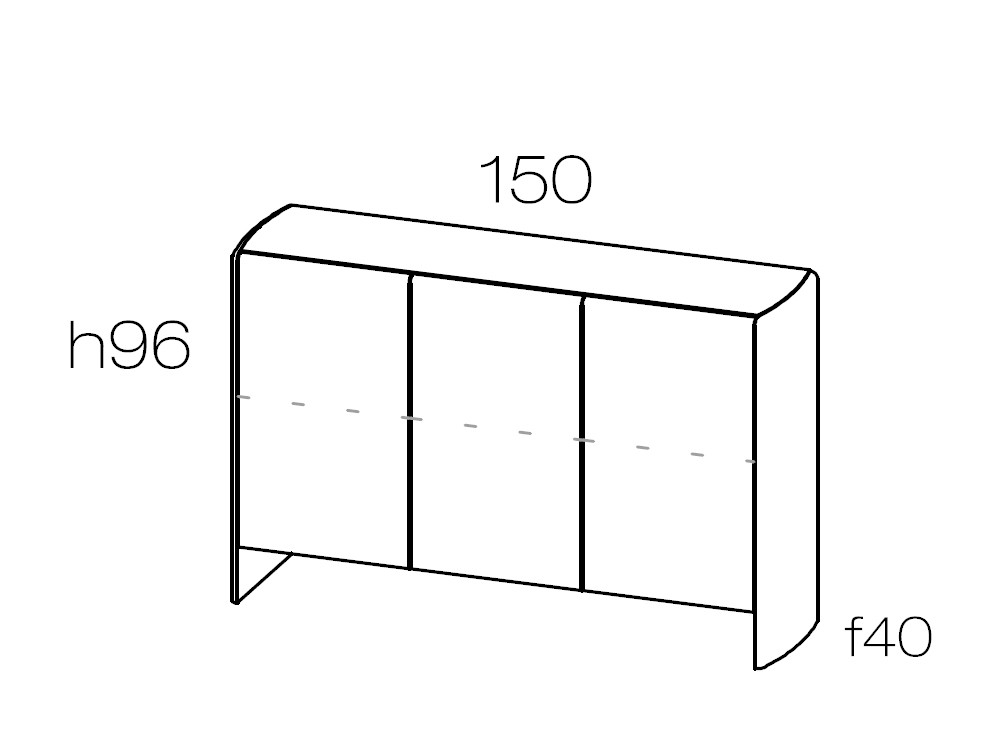 Mobel 6000: aparadores de diseño como el modelo Ecos de Didomobili en chapa de roble teñido.