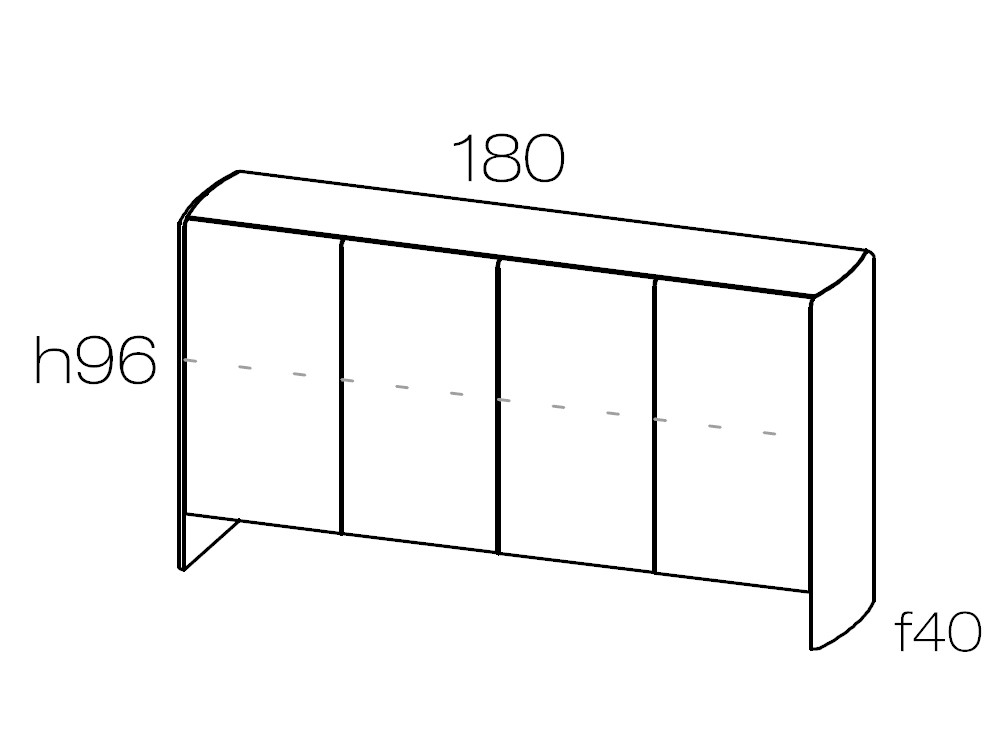 Aparador bajo roble Ecos de Didomobili: excelencia artesanal disponible en 2 alturas en Mobel 6000.