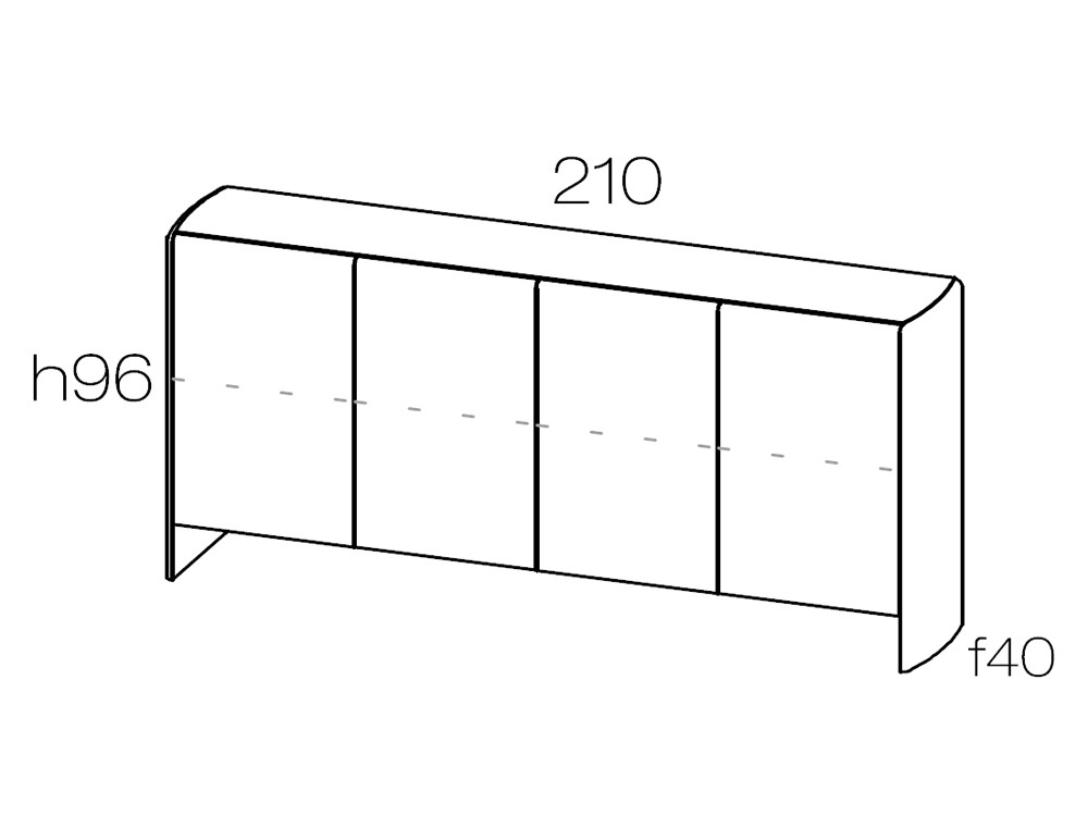 Mobel 6000: aparadores de diseño como el modelo Ecos de Didomobili en chapa de roble teñido