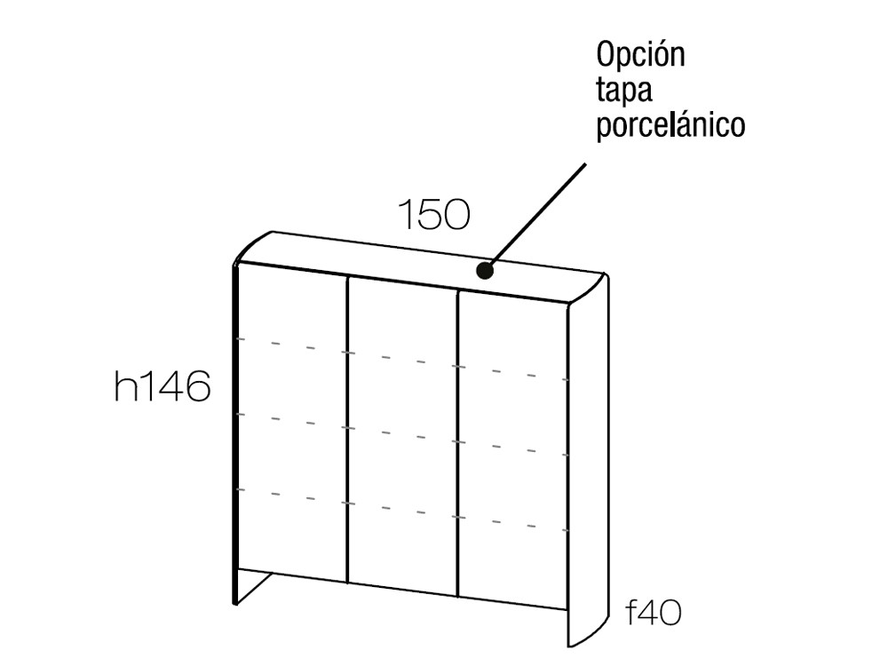 Aparador alto Ecos Madera