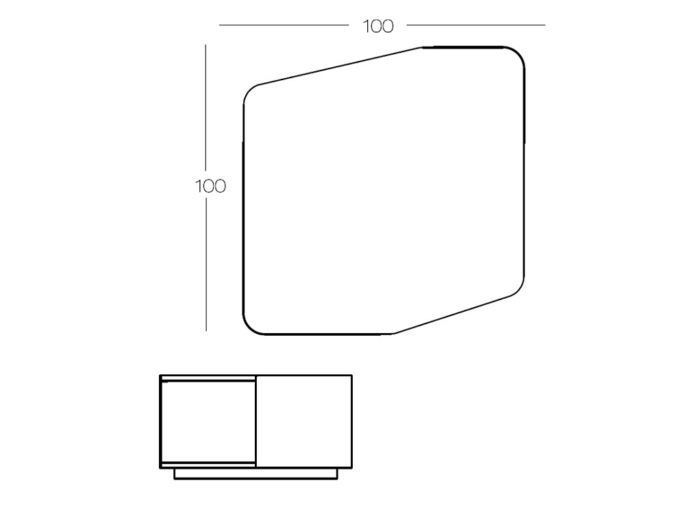 Mobel 6000: mesas centro modernos como el modelo Ecos de Dido mobili, porcelánico y roble de diseño español