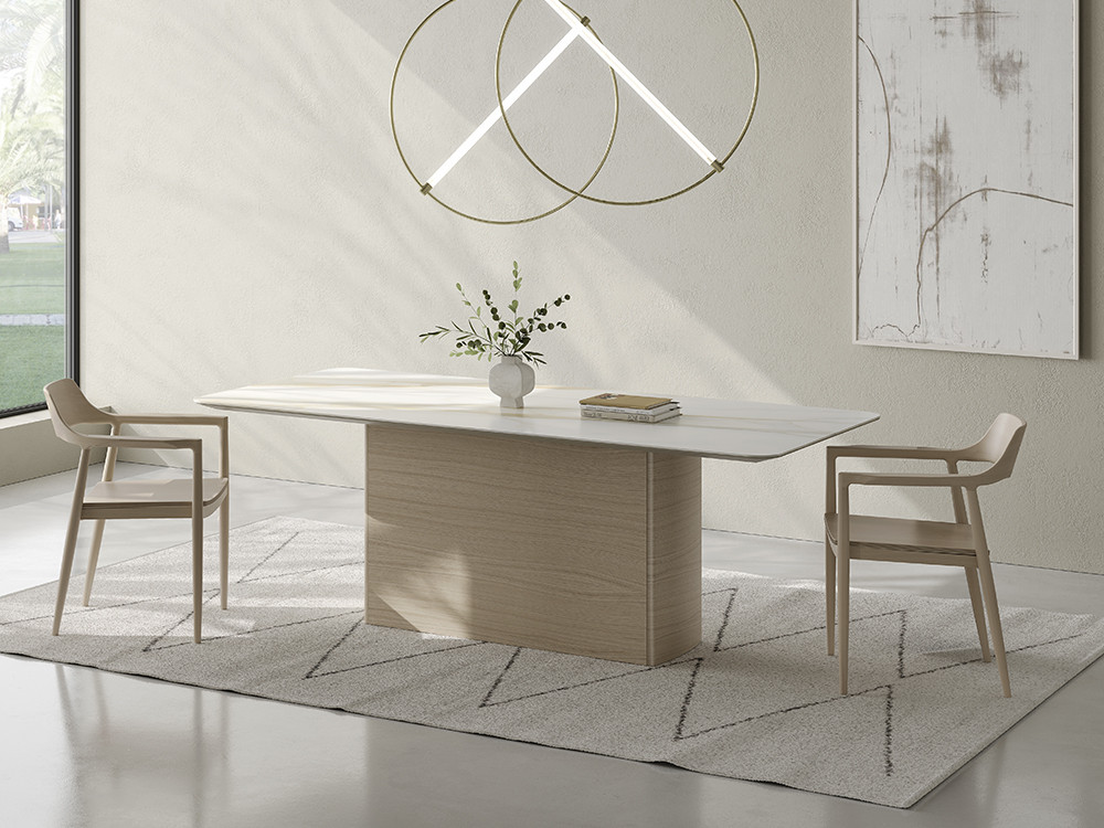 Mobel 6000: sillón moderno Ecos de Dido mobili, acabado en madera de roble y diseño español premium