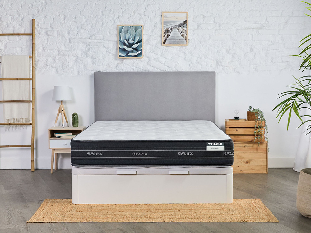 Mobel 6000: colchones Flex Madrid, el modelo Nube Airvex con viscoelástica disponible en varias medidas