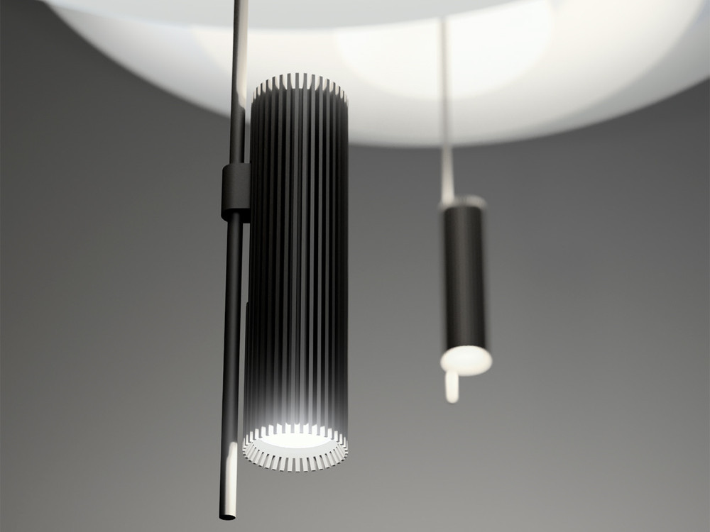 Mobel 6000: lámpara salón Flamingo 1527 de Vibia, el lenguaje de las emociones en diseño de Antoni Arola