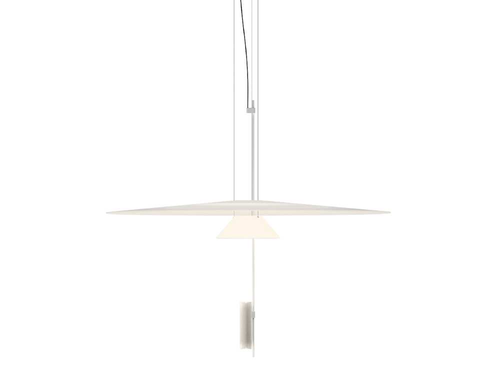 Lámpara de diseño Flamingo 1527 de Vibia: foco de metal personalizable y difusor de Ø90cm en Mobel 6000