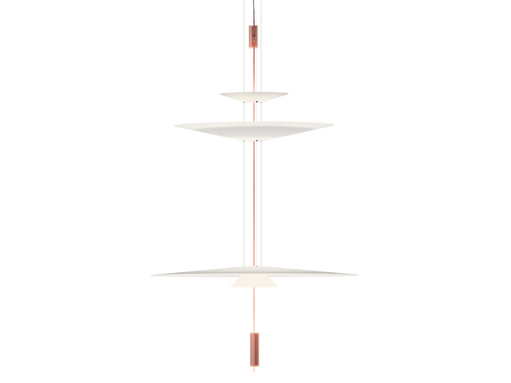 Mobel 6000: lámparas modernas para salón Flamingo 1560 de Vibia, consumo eficiente y estilo atemporal