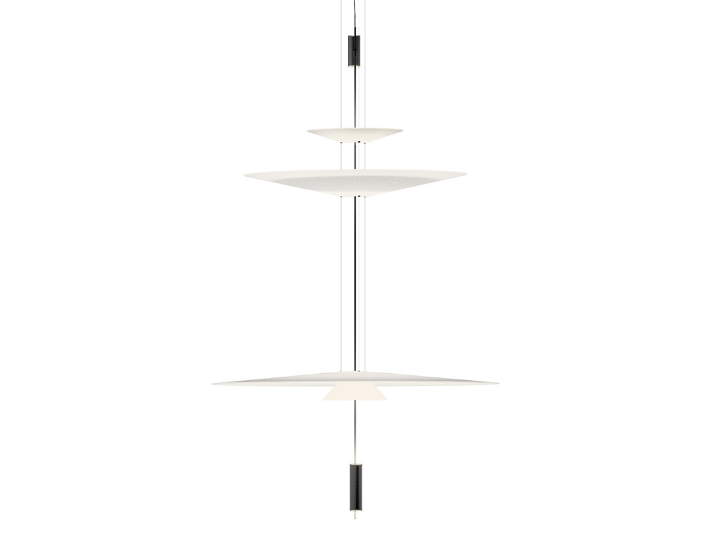 Lámparas de diseño Vibia Flamingo 1560: innovación con 3 luces LED y el lenguaje de las emociones en Mobel 6000