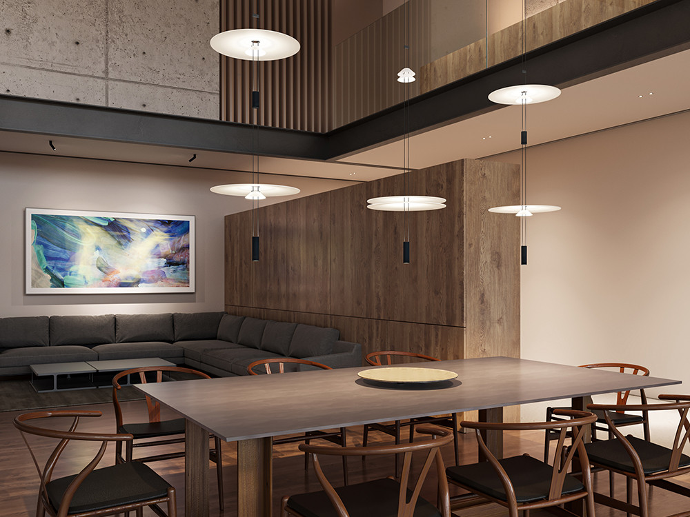 Lámparas de diseño Vibia Flamingo mini 1590: ideal para proyectos eficientes de iluminación en Mobel 6000