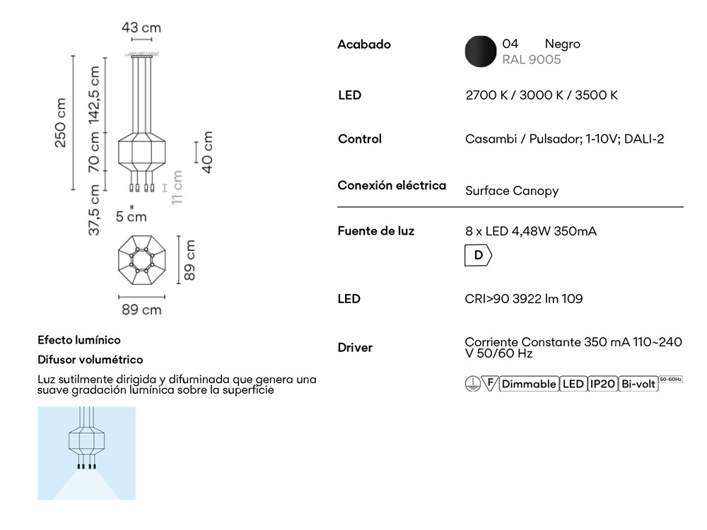 Mobel 6000: lámpara salón Wireflow de Vibia, el lenguaje de las emociones por Arik Levy