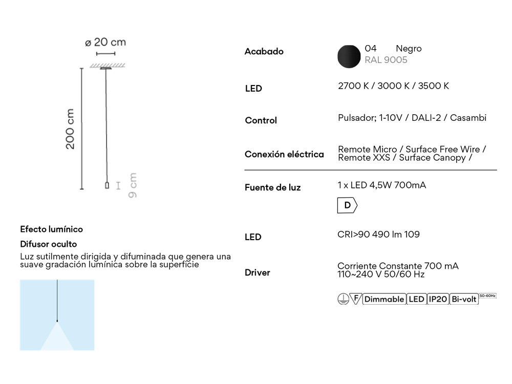 Mobel 6000: elegante lámpara salón Wireflow Free de Vibia, diseño de España para un impacto positivo