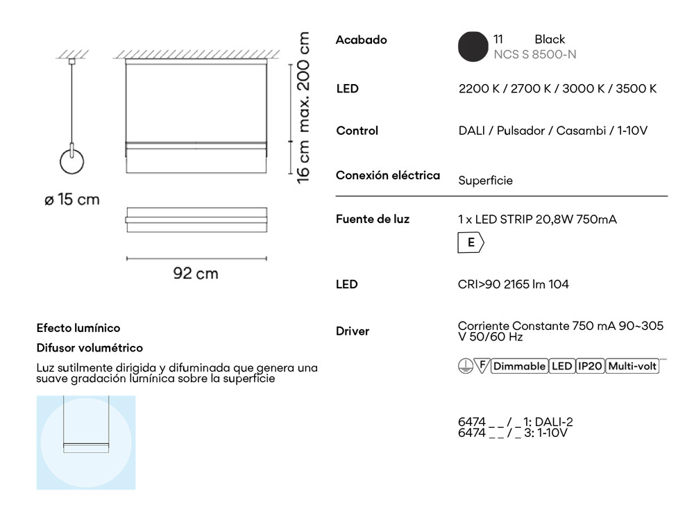 Lámparas de diseño Vibia Kontorno: el lenguaje de las emociones de Sebastian Herkner de venta en Mobel 6000