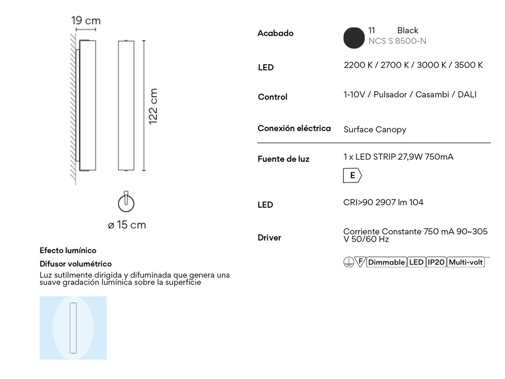 Aplique de pared Vibia Kontorno: materialidad consciente y vidrio opal diseñado por Sebastian Herkner en Mobel 6000