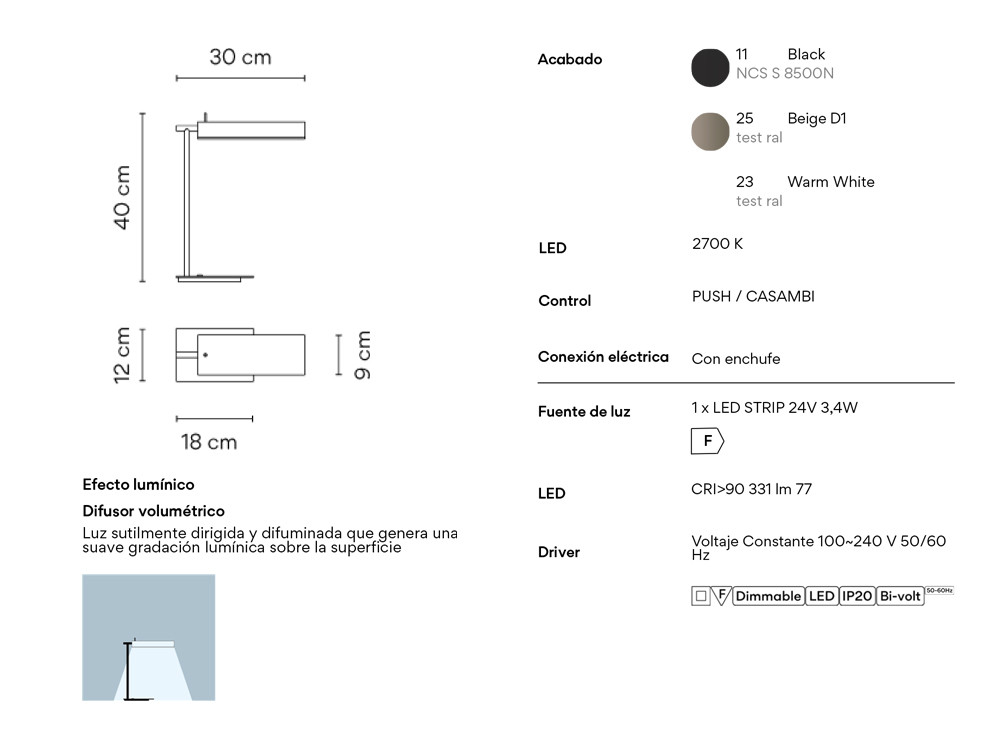 Lámpara de sobremesa Asia