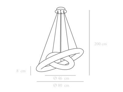 Lámpara de techo Halo Duo de Unika Living