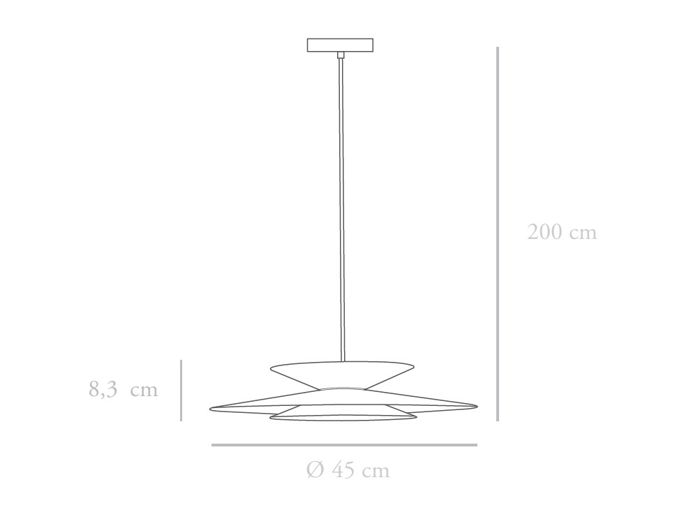 Mobel 6000: elegante lámpara salón Rexor de Unika Living, sofisticación de techo de venta en Madrid