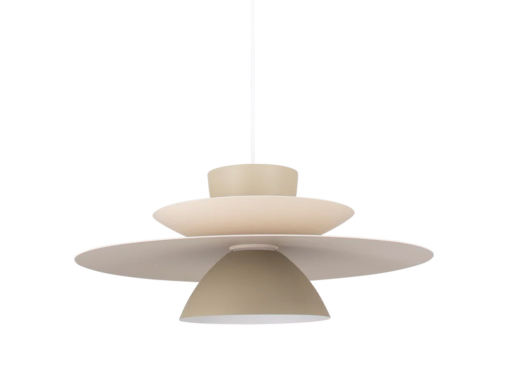 Diseño de iluminación para interiores Unika: lámpara de techo Nexo en dos colores para Mobel 6000