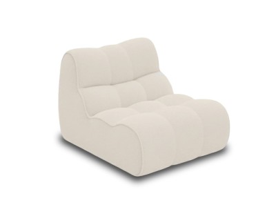 Sillón salón Nude de Unika Living: elegante diseño de formas orgánicas en dos tapizados en Mobel 6000