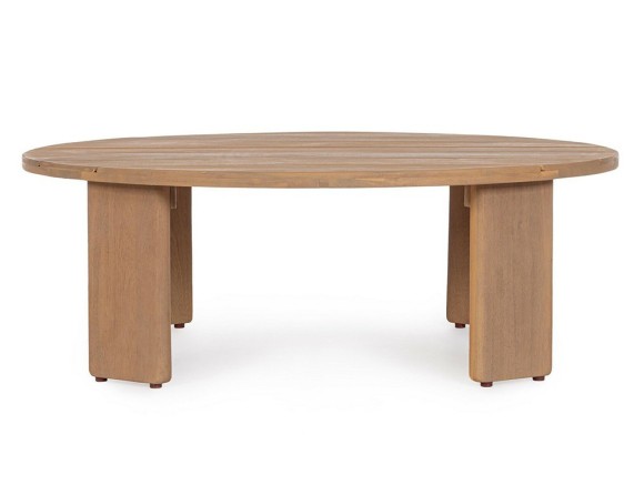 Mesa de centro Pablo de Bizzotto: diseño en madera de acacia FSC con acabado efecto teca en Mobel 6000