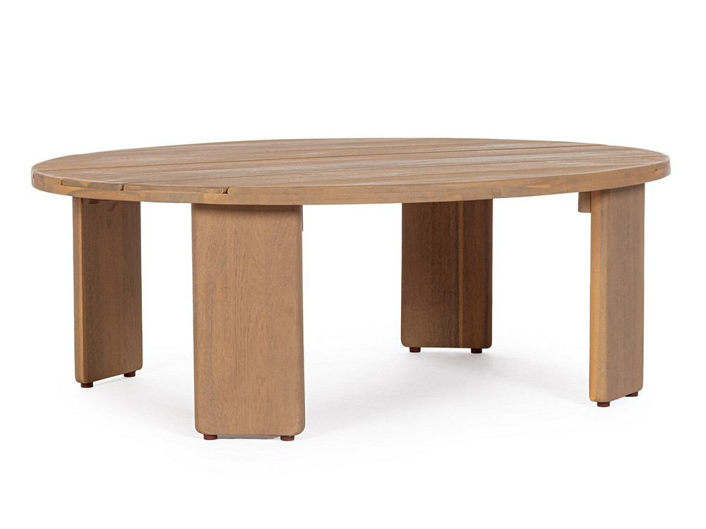 Mesa de centro Pablo de Bizzotto: la belleza de la acacia efecto teca ideal para acompañar tu sofá en Mobel 6000