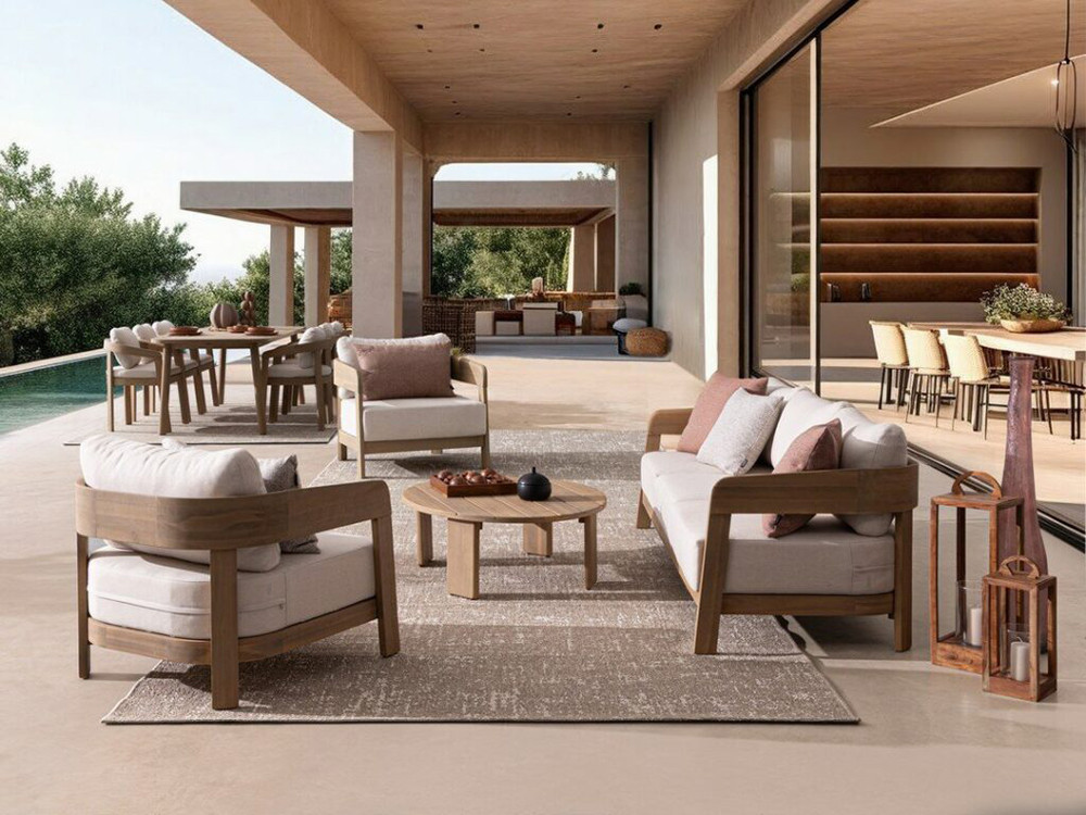 Seismil Studio: elegante mesa de centro madera moderna Pablo por Bizzotto, calidez natural con aceite efecto teca