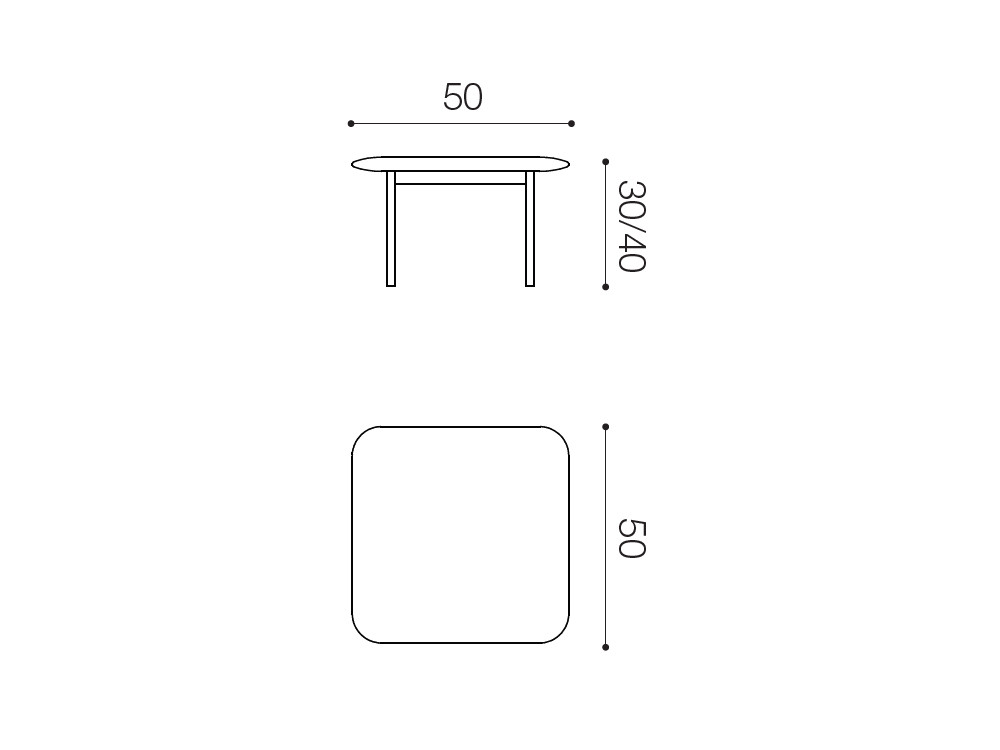 Mesas de centro Drop por Devina Nais: la belleza única del roble macizo teñido para salones de diseño en Mobel 6000
